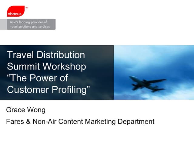 The Power of Customer Profiling