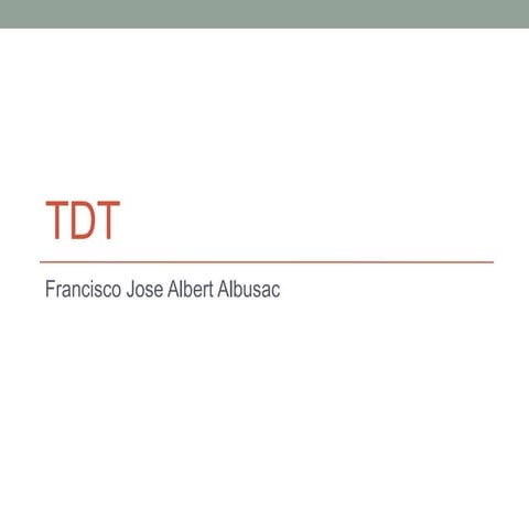 Multiplex TDT | PPT
