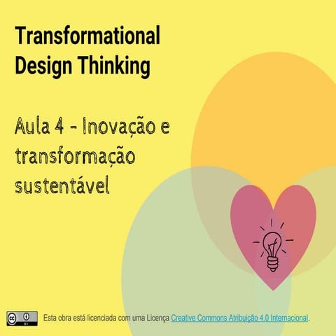 Transformational Design Thinking - Aula 4