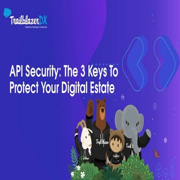 DC MuleSoft Meetup: TDX Talk: API Security The 3 Keys To Protect Your Digital Estate