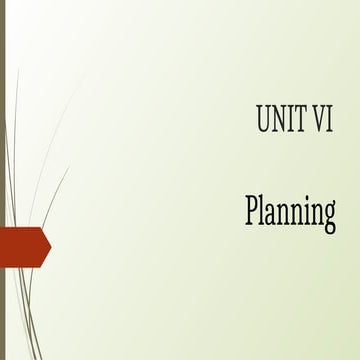 TE-AI-Unit VI notes using planning model