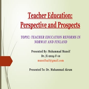 Education comparison between NORWAY & FINLAND