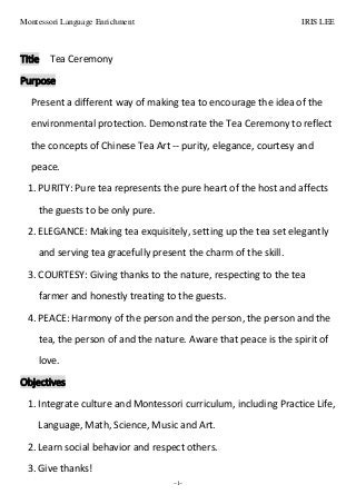 01 Tea Ceremony_Lesson Plan