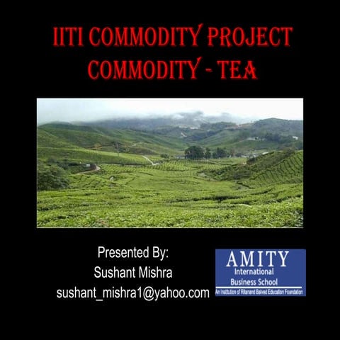 Tea Industry in India - Overview