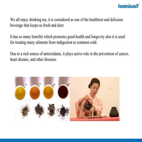 Tea benefits