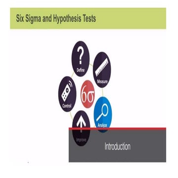 hypothesis testing-tests of proportions and variances in six sigma