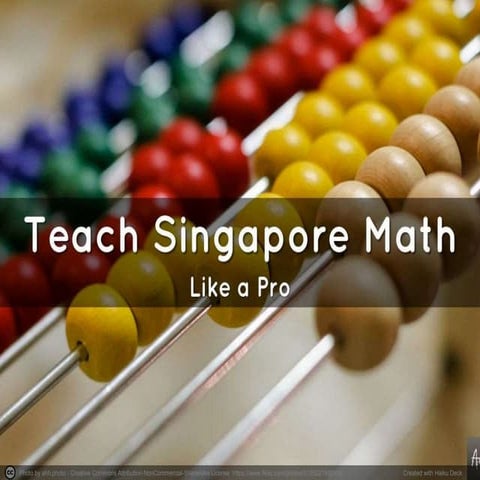 Teach singapore-math