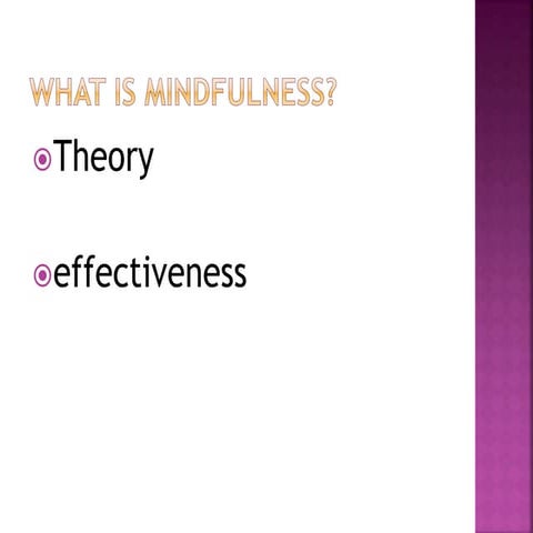 Teach 5a mindfulness