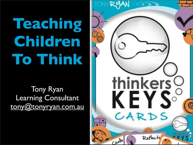 Teach children to think