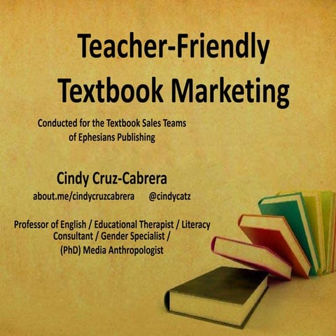 Teacher Friendly Textbook Marketing
