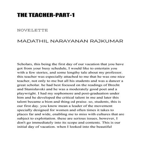 Teacher part-1