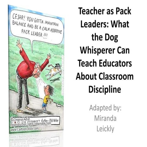 Teacher As Pack Leader | PPTX