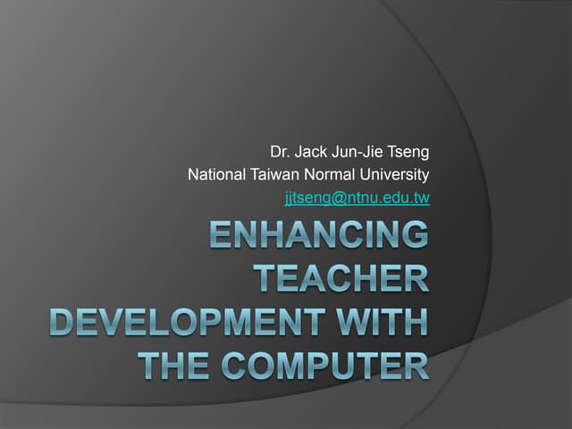 Teacher development