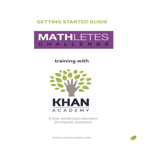 Getting Started Guide for Teachers: MATHletes 2015