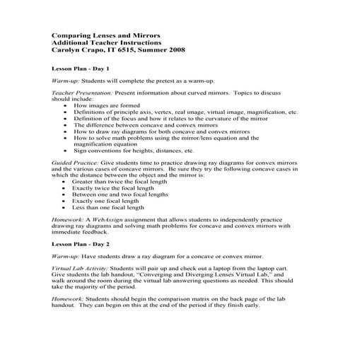 Transformational Geometry Lesson Plan | PPT