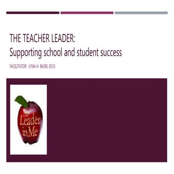 Teacher leader 1