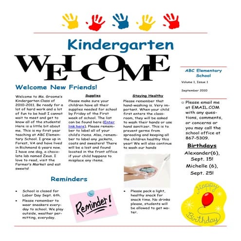 Teacher Newsletter(2)