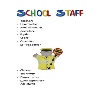 School staff