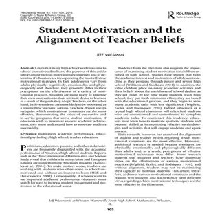 Teachers' beliefs5