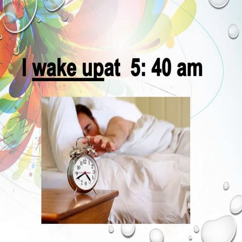 Teacher's daily routine