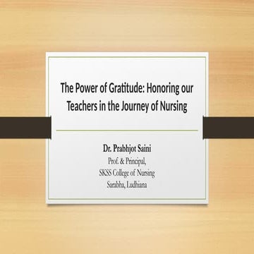 Power of Gratitude: Honouring our teachers