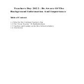 Teachers Day 2022_ Be Aware Of The Background Information And Importance.pdf