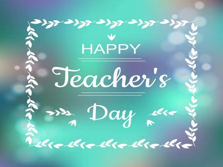Teachers day ppt