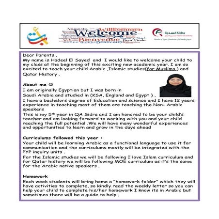 More Grade 2 "Teacher Introductions"