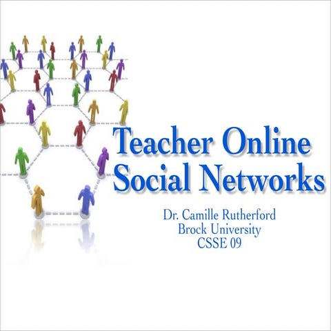 Teacher Online Social Networks