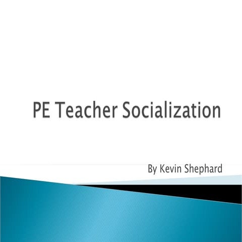 Teacher socialization