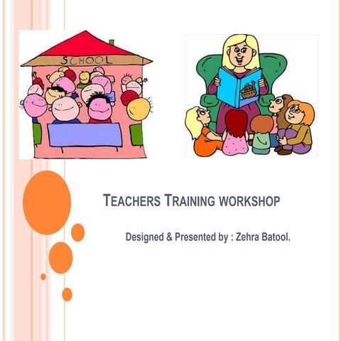 Montessori Teachers training module