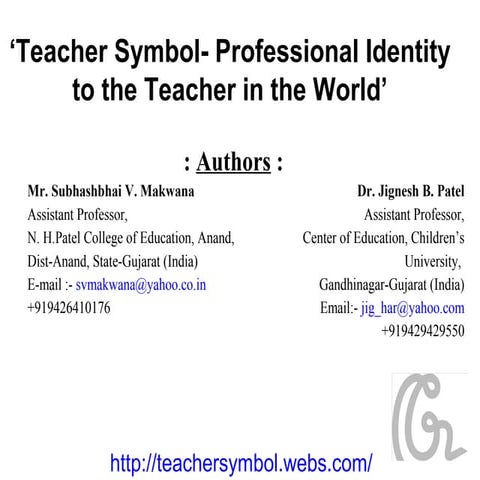 Teacher symbol