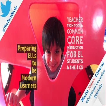 Key Principles & Digital Tools for ELL Instruction | PDF