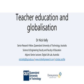 Teacher Education and Globalisation