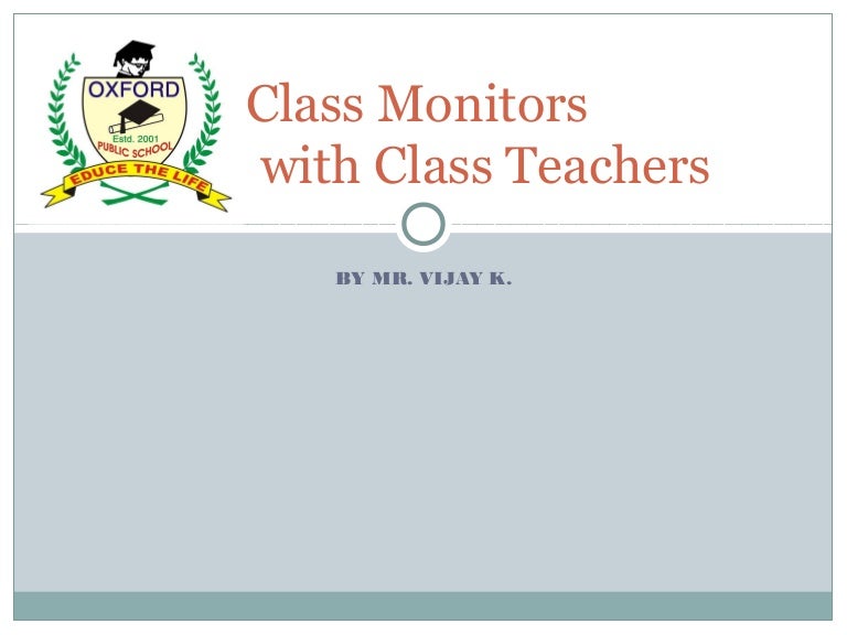 Class Monitor 201516