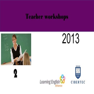 Invitation for the Teacher's Workshop 