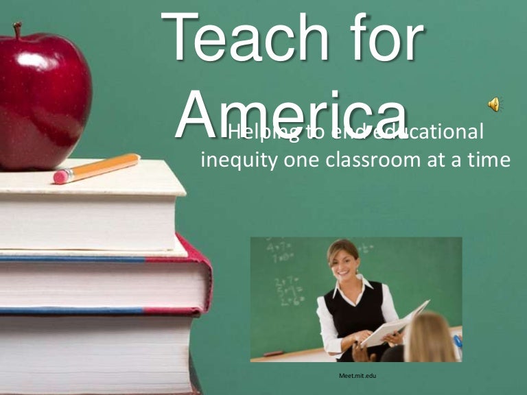 teach for america essay