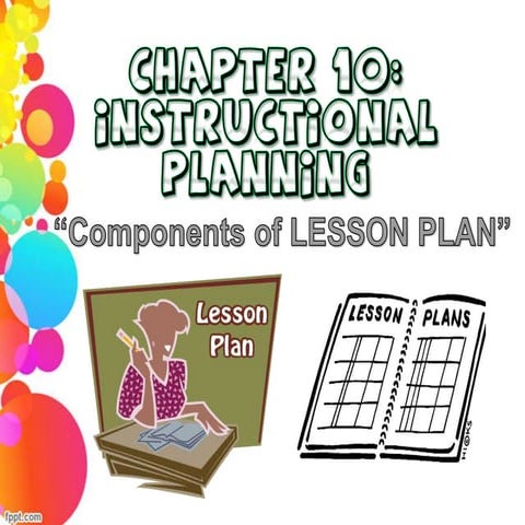 components of a lesson plan 