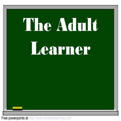 Teaching Adults | PPT