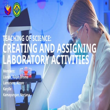 Creating And Assigning Laboratories Science Ppt Pptx