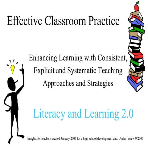 Teaching Practice - Literacy and Learning 2.0