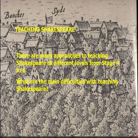 Teaching Shakespeare