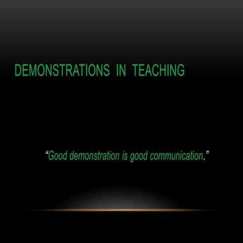 Teaching with-demonstration