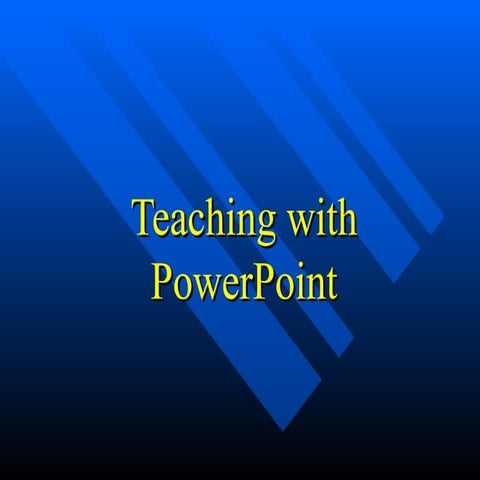 Teaching With Power Point | PPT