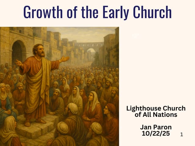 Teaching Acts: Growth of the Early Church (Series 3 of 4)
