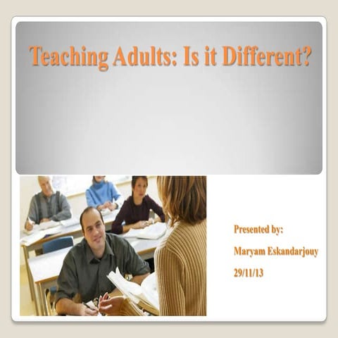 Andragogy (Adult Education)