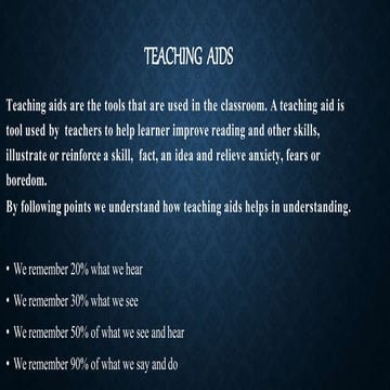 Teaching Aids 