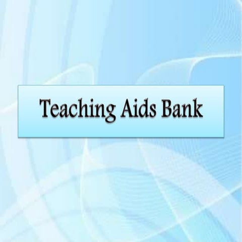 Teaching aids bank