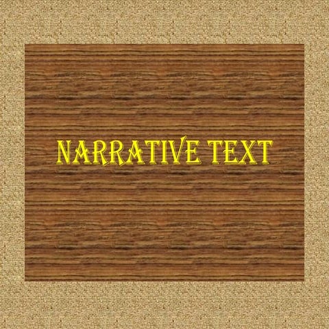 TEACHING A NARRATIVE TEXT for 8 grade students