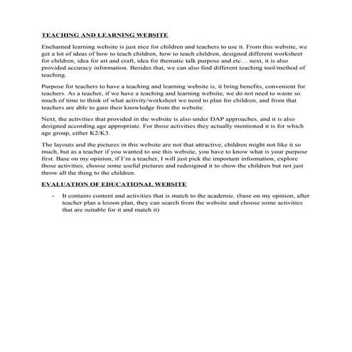 Teaching and learning website(jia mei)